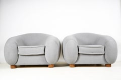 Pair of Armchairs in the Style of Jean Royere