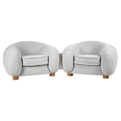 Pair of Armchairs in the Style of Jean Royere