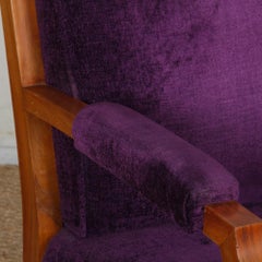 A pair of armchairs in the style of Jules Leleu, 1940