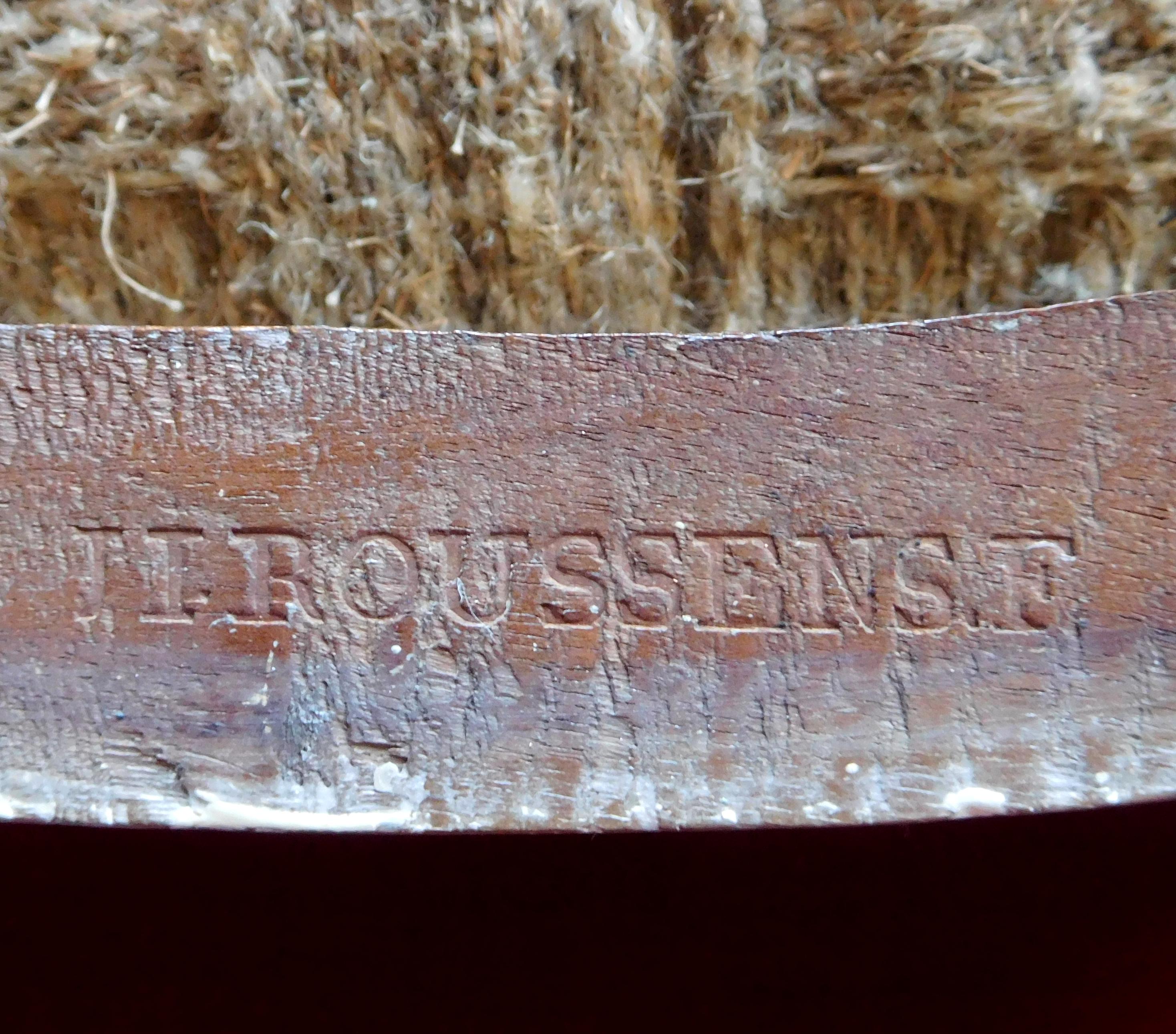 Un par de sillones - época Luis XVI - firmados Roussens en venta 8