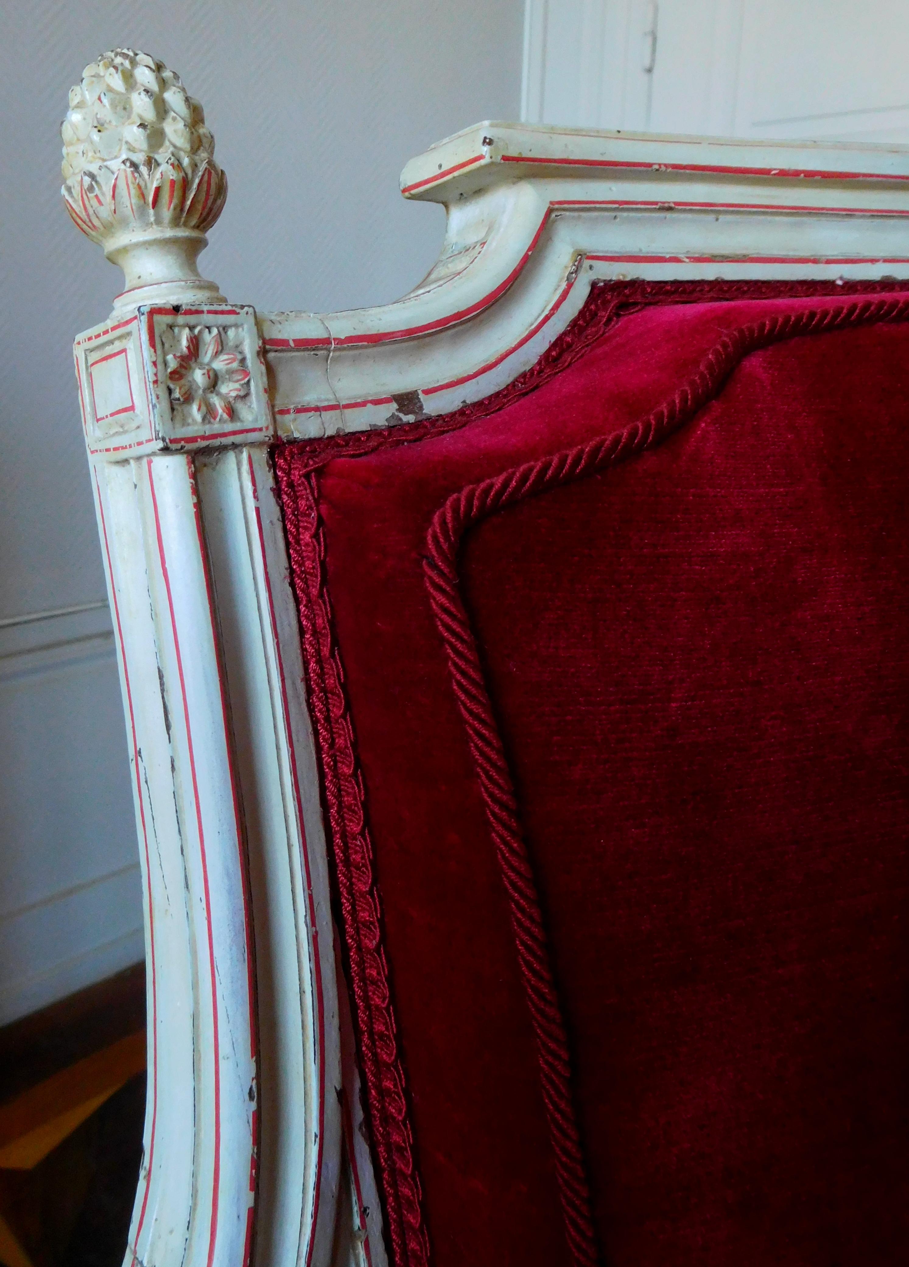 Un par de sillones - época Luis XVI - firmados Roussens en venta 2