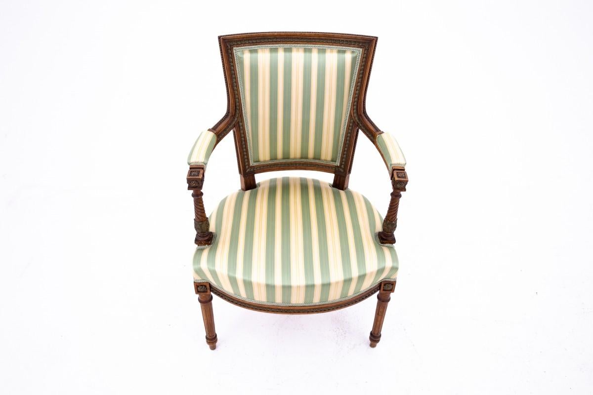Swedish A pair of armchairs, Sweden, circa 1870. For Sale