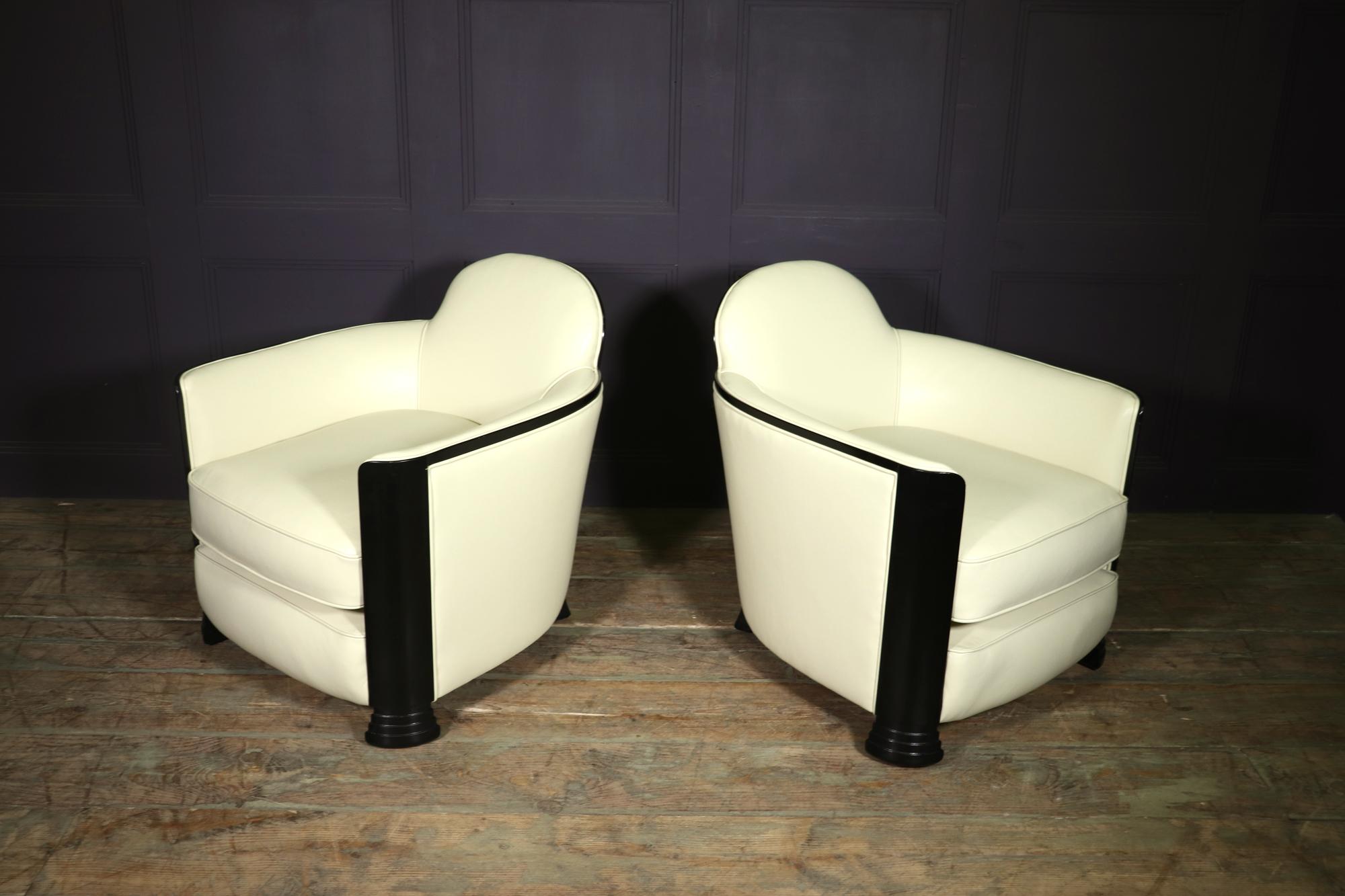 Pair of Art Deco Arm Chairs, c1930 5