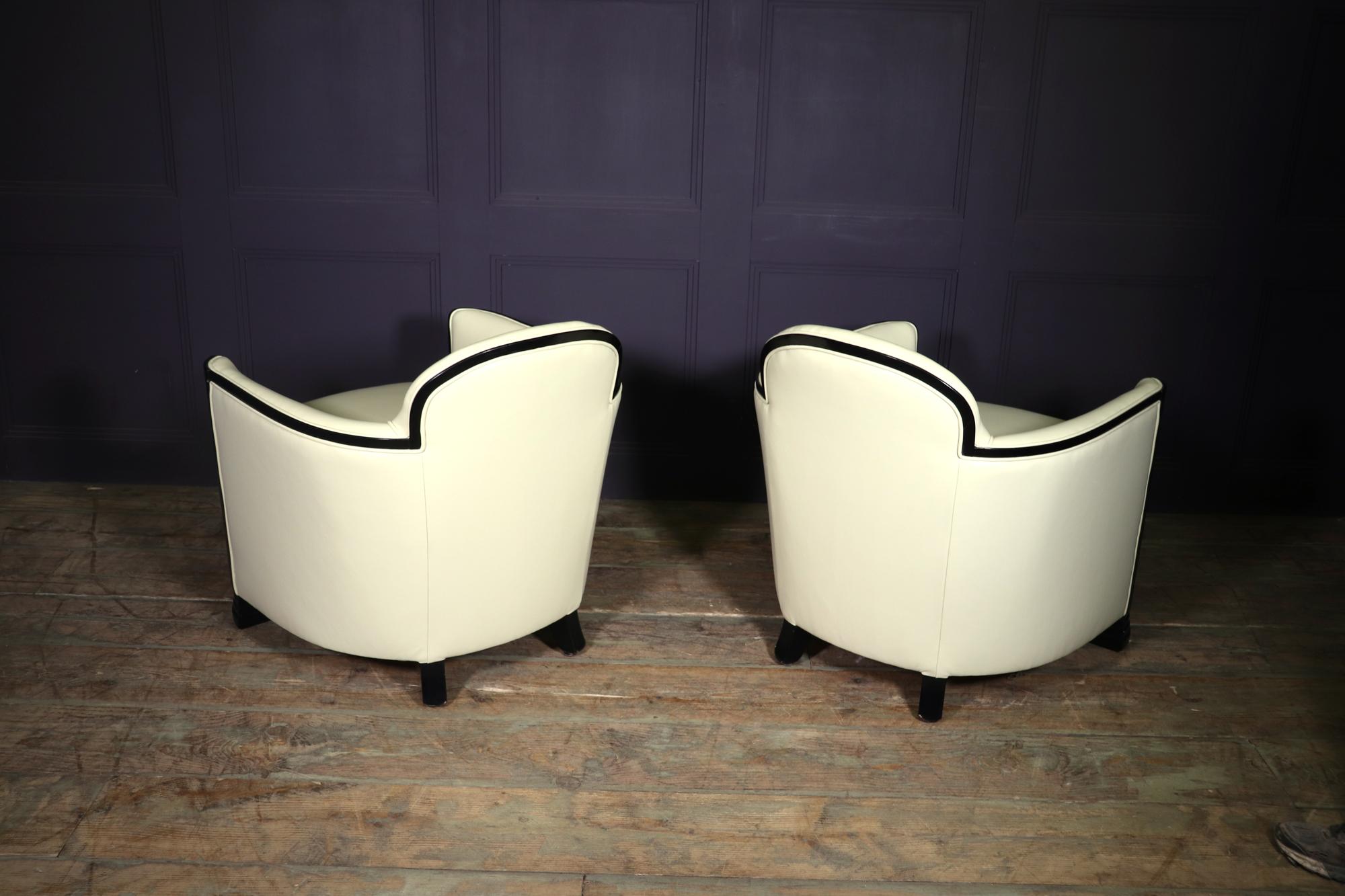 Pair of Art Deco Arm Chairs, c1930 3