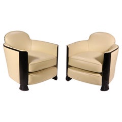 Pair of Art Deco Arm Chairs, c1930