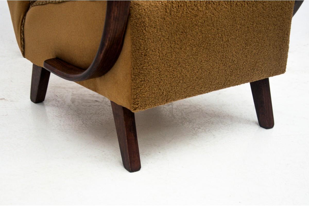 Une paire de fauteuils Art déco de J. Halabala des années 1930, République tchèque. en vente 4