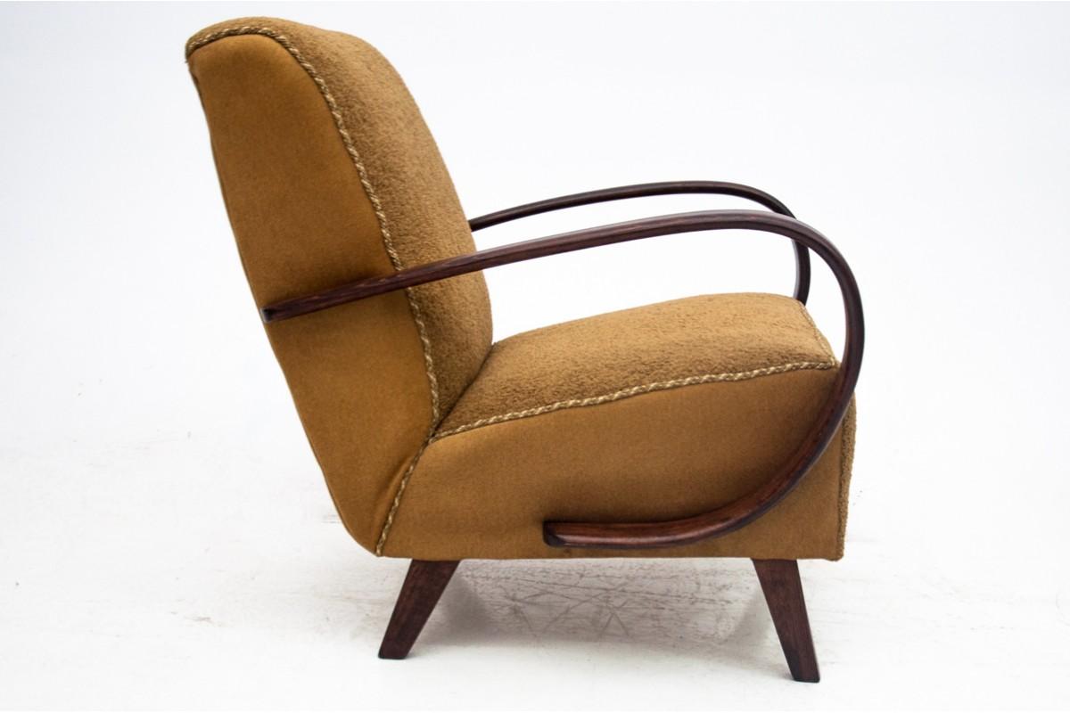 Une paire de fauteuils Art déco de J. Halabala des années 1930, République tchèque. en vente 5