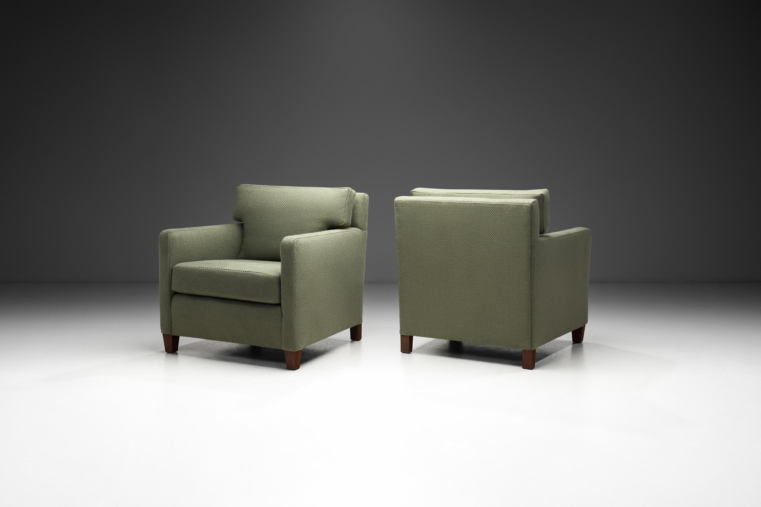 Européen Paire de fauteuils Art déco, Europe, vers 1930 en vente