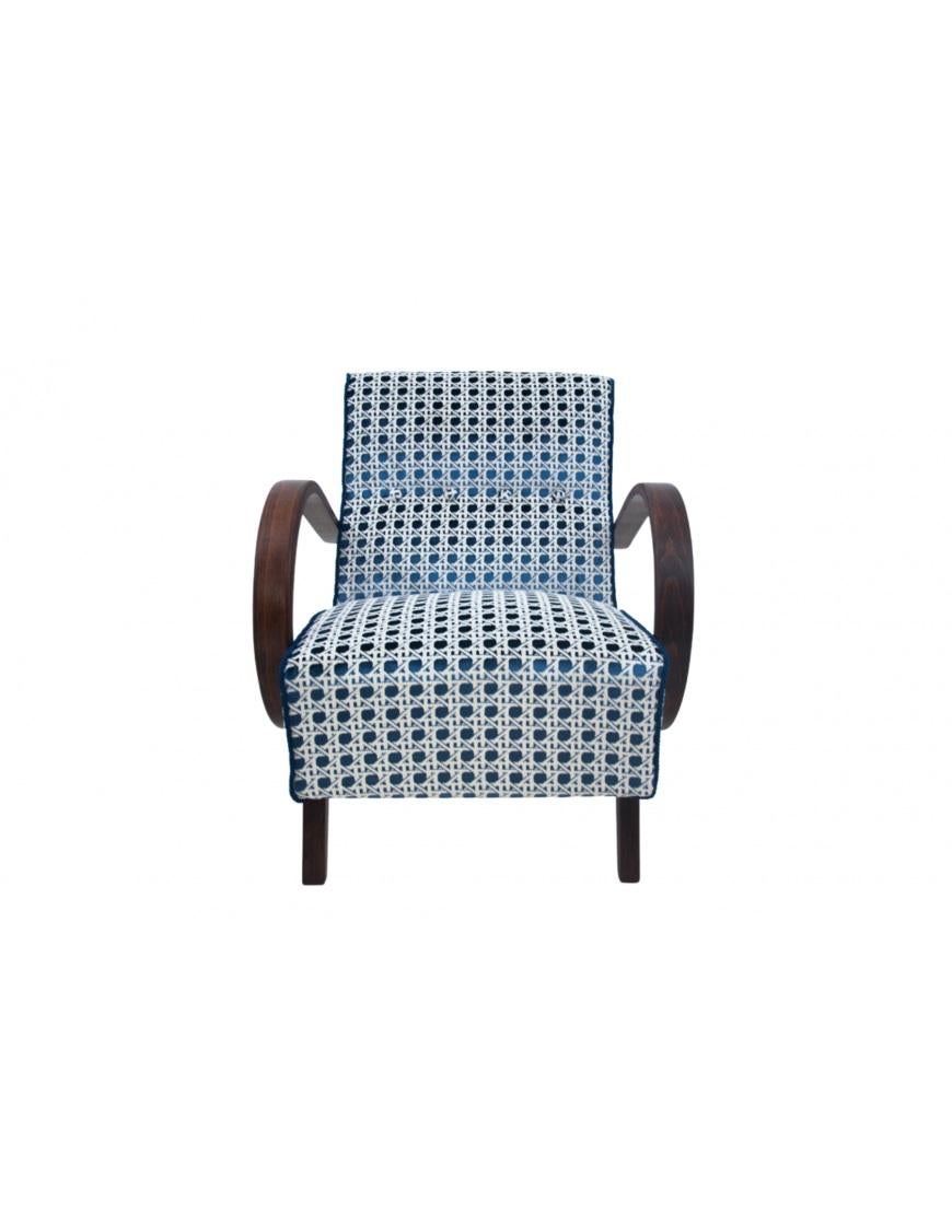 Ceco A pair of Art Deco armchairs from the 1930s. Armchairs designed by J. Halabala. in vendita