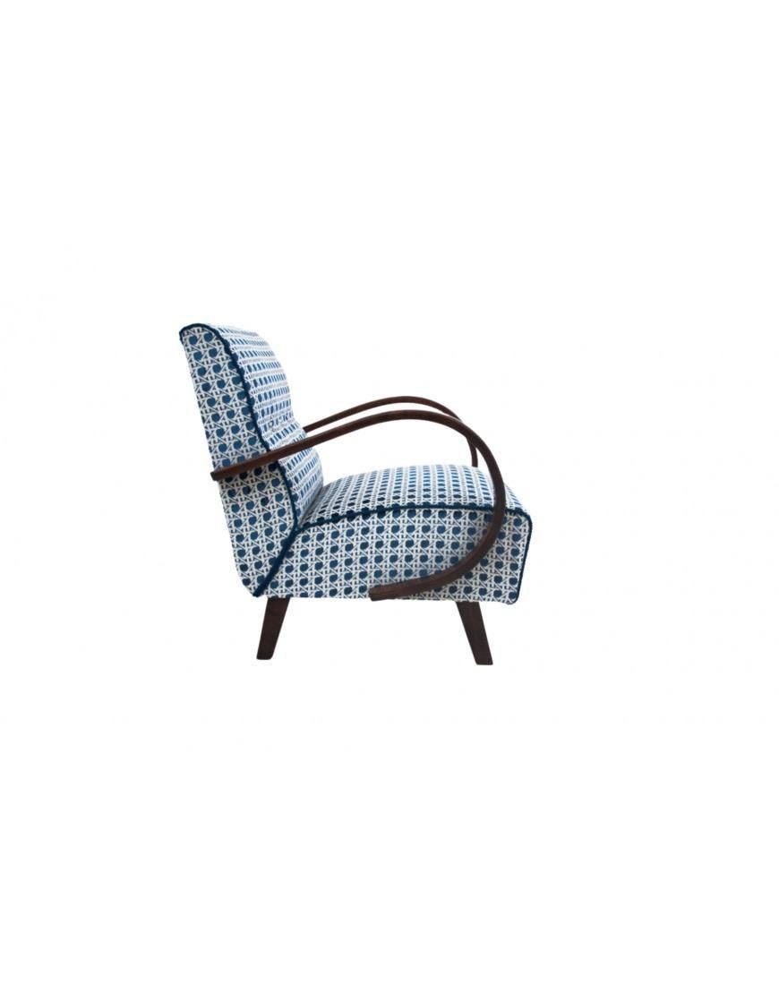 A pair of Art Deco armchairs from the 1930s. Armchairs designed by J. Halabala. in vendita 2