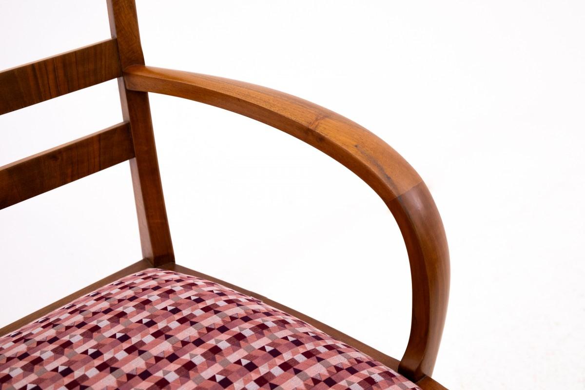 Paire de fauteuils Art déco, Pologne, milieu du 20e siècle. en vente 1
