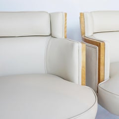 Pair of Art Deco Bankers Chairs English, Circa 1935