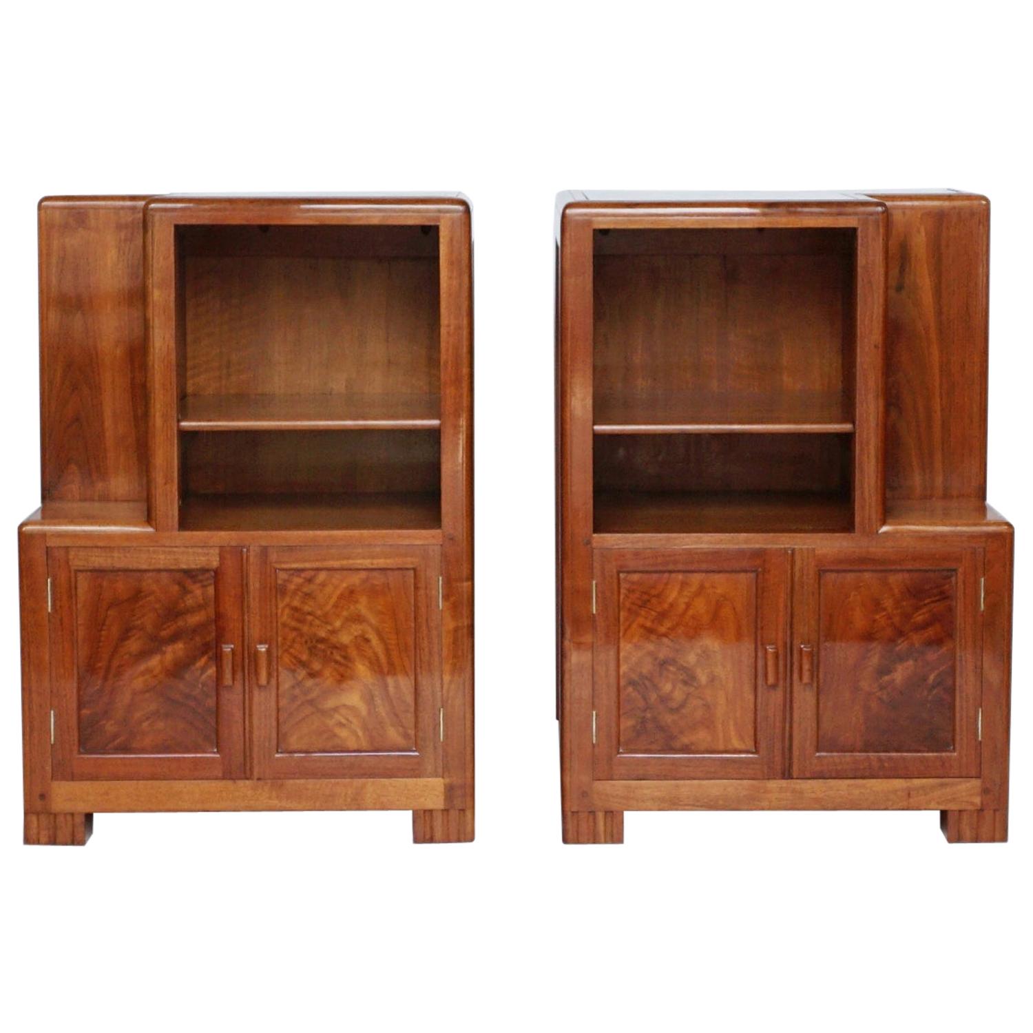 Pair of Art Deco Bedside Cabinets by Betty Joel