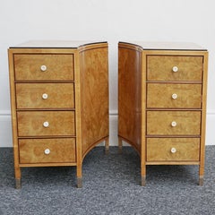 Pair of Art Deco Bedside Cabinets by James Henry Sellers