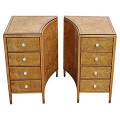 Pair of Art Deco Bedside Cabinets by James Henry Sellers
