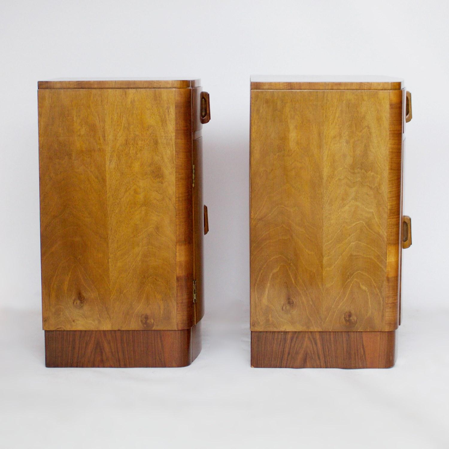 Pair of Art Deco Bedside Cabinets 3
