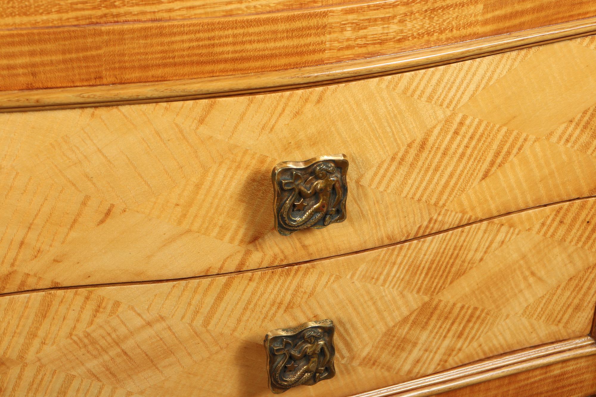 Pair of Art Deco Bedside Chests by Jules Leleu 1