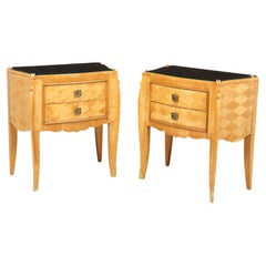 Pair of Art Deco Bedside Chests by Jules Leleu