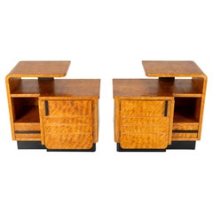 A Pair of Art Deco Bedside Chests