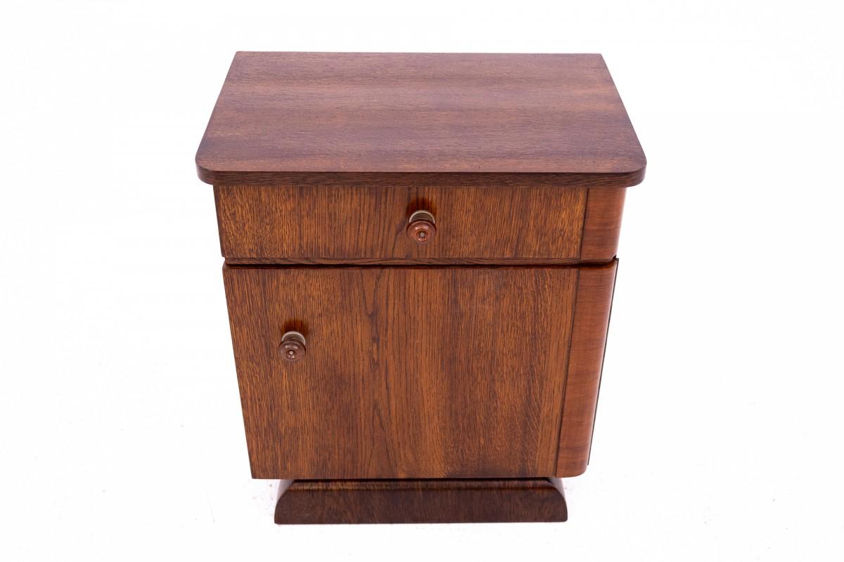 A pair of Art Deco bedside tables, Poland, 1950s. After renovation 5