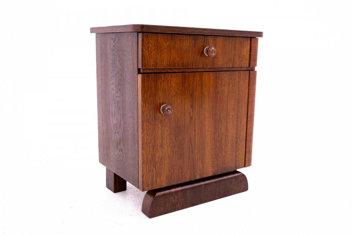 A pair of Art Deco bedside tables, Poland, 1950s. After renovation 2