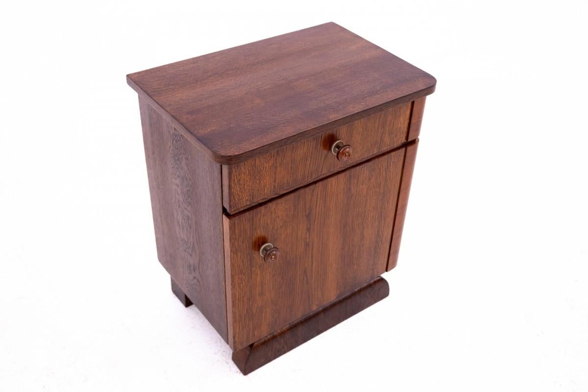 A pair of Art Deco bedside tables, Poland, 1950s. After renovation 3