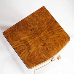 A Pair of Art Deco Bedsides English Circa 1935