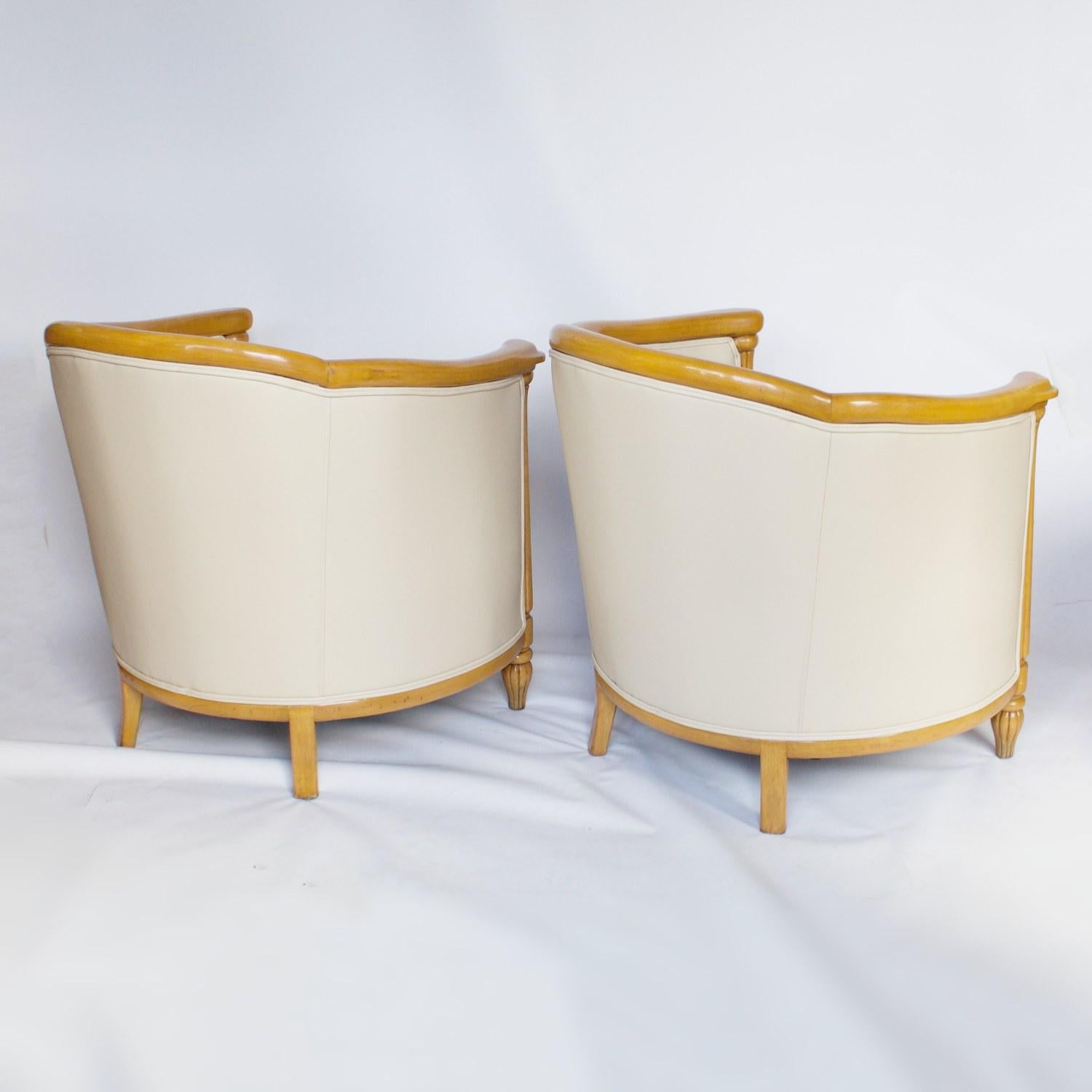 Pair of Art Deco Tub Chairs, English, circa 1930 1