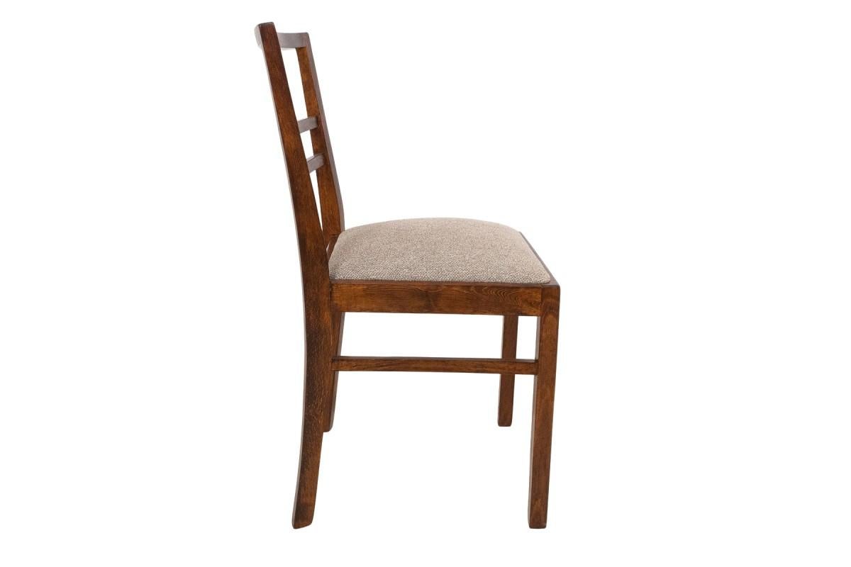Ein Paar Art-Déco-Stühle aus der Mitte des 20. Jahrhunderts. (Stoff) im Angebot