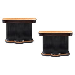A pair of Art Deco Console in Wood France, 1920
