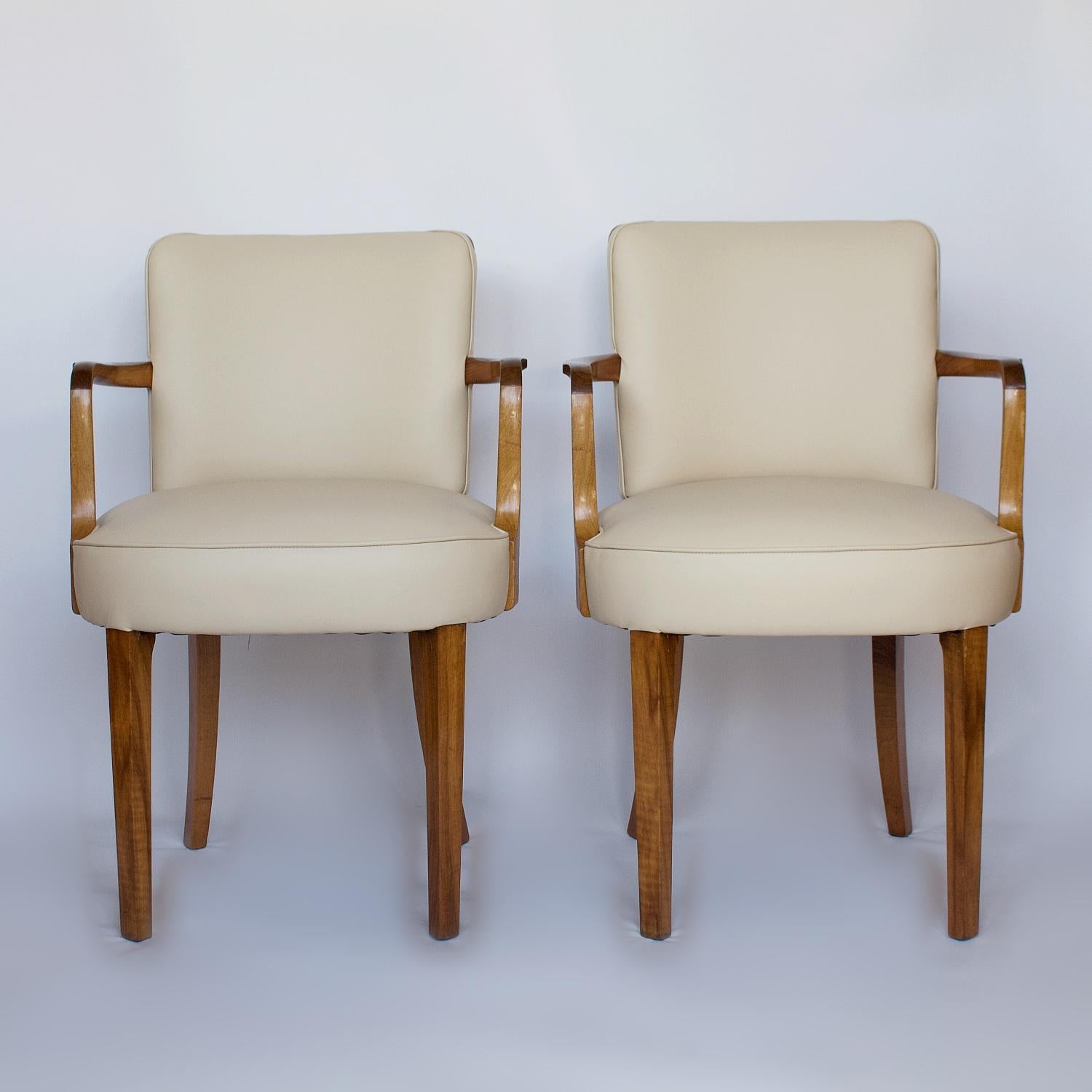 Pair of Art Deco Desk Chairs by Heal's of London, circa 1930 2