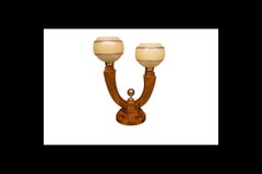 A pair of Art Deco lamps, Poland, 1950s.