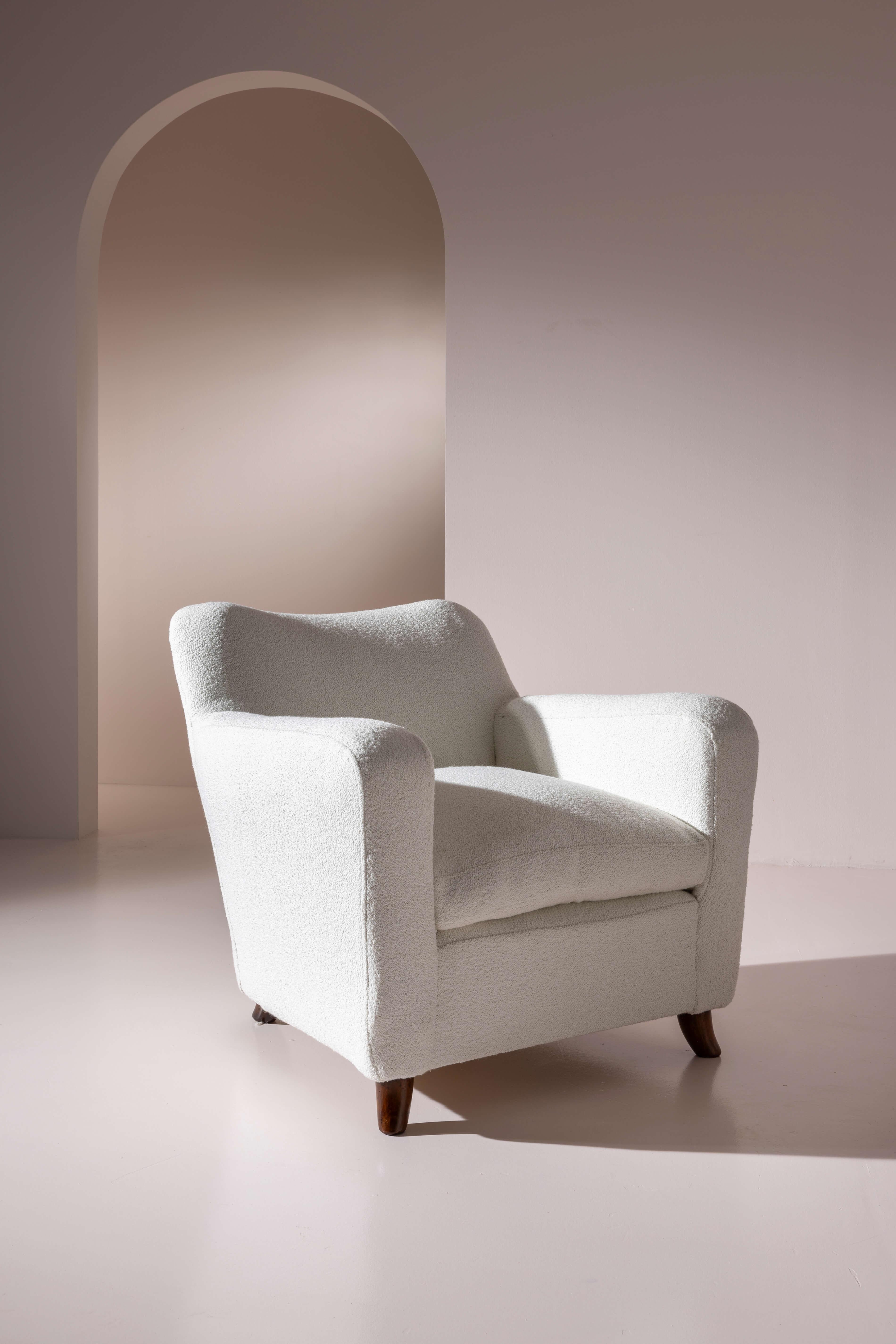 Paire de chaises longues Art déco dans le style de Guglielmo Ulrich, Italie, années 1940 en vente 4
