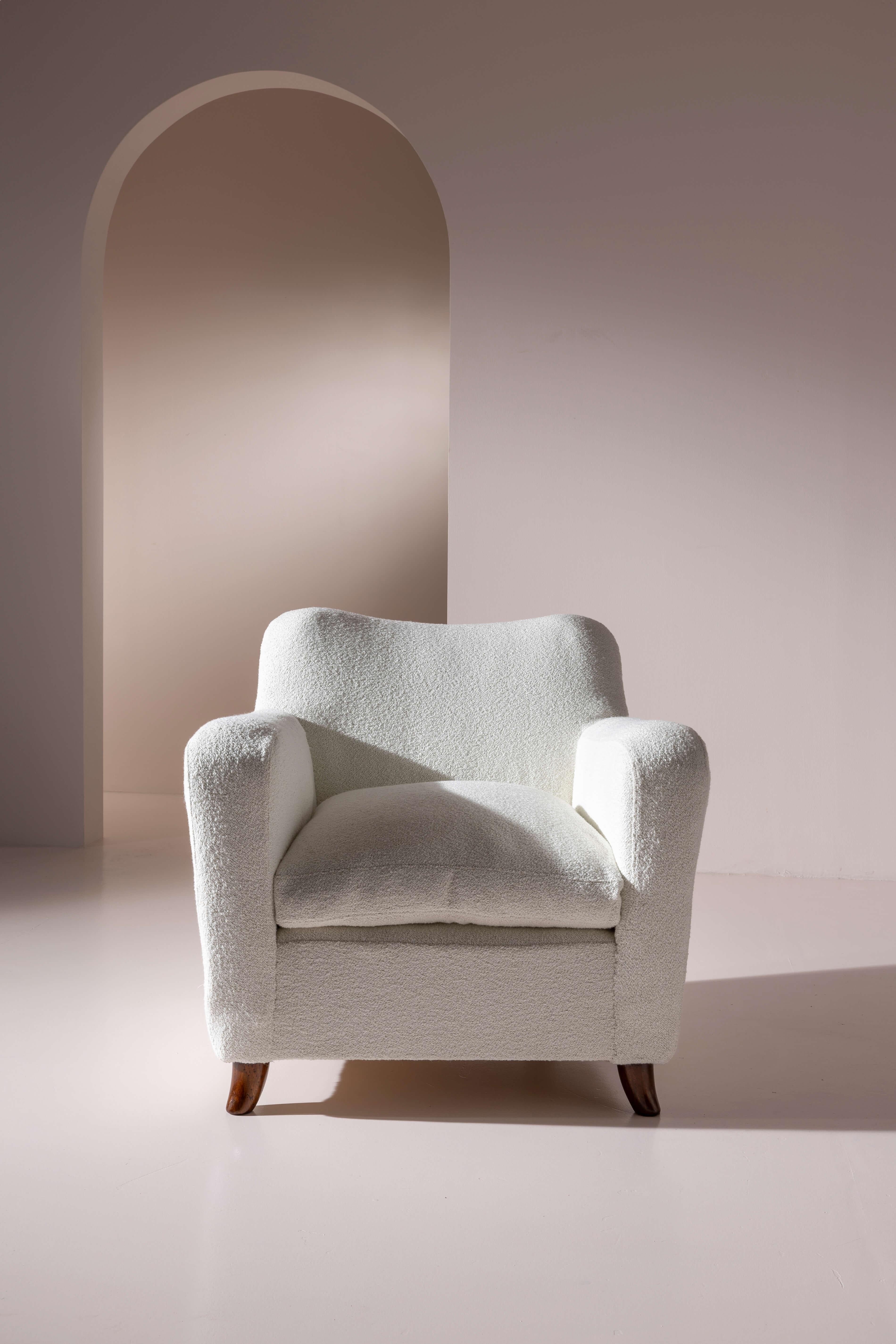 Paire de chaises longues Art déco dans le style de Guglielmo Ulrich, Italie, années 1940 en vente 2
