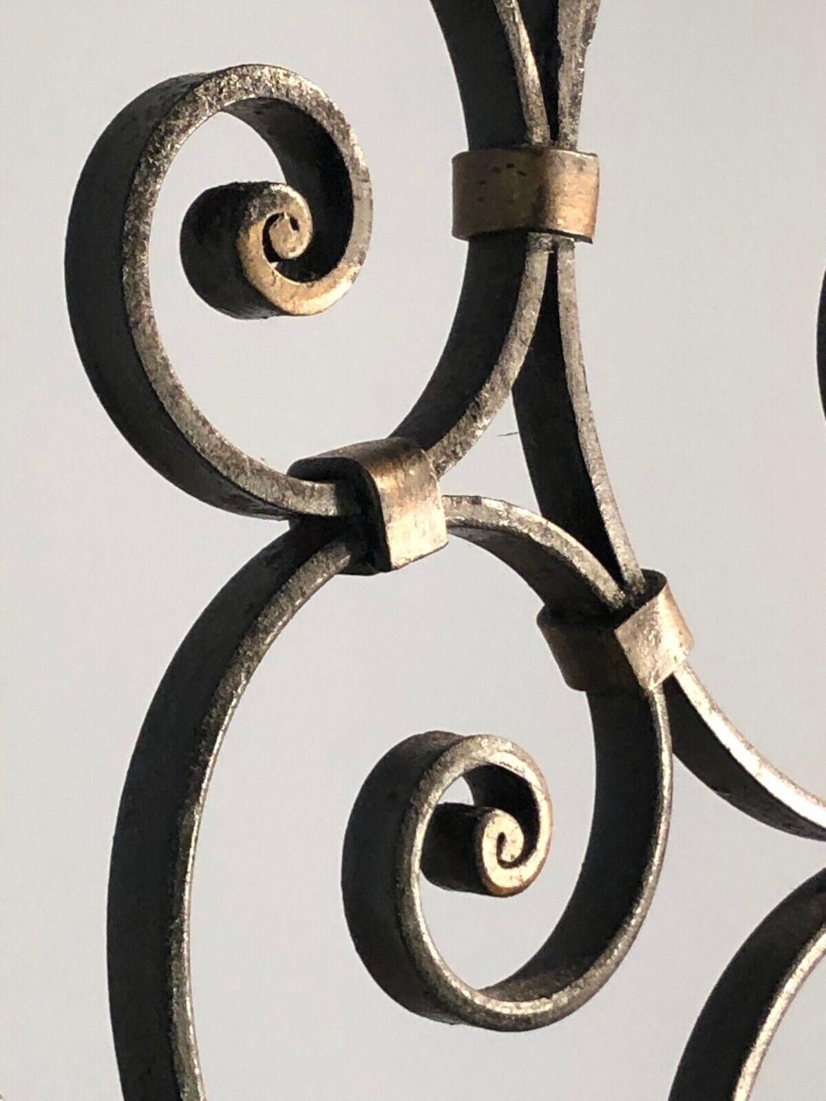 A pair of ART-DECO NEO-CLASSICAL Wrough Iron CLAUSTRAS ROOM DIVIDERS France 1930 For Sale 4