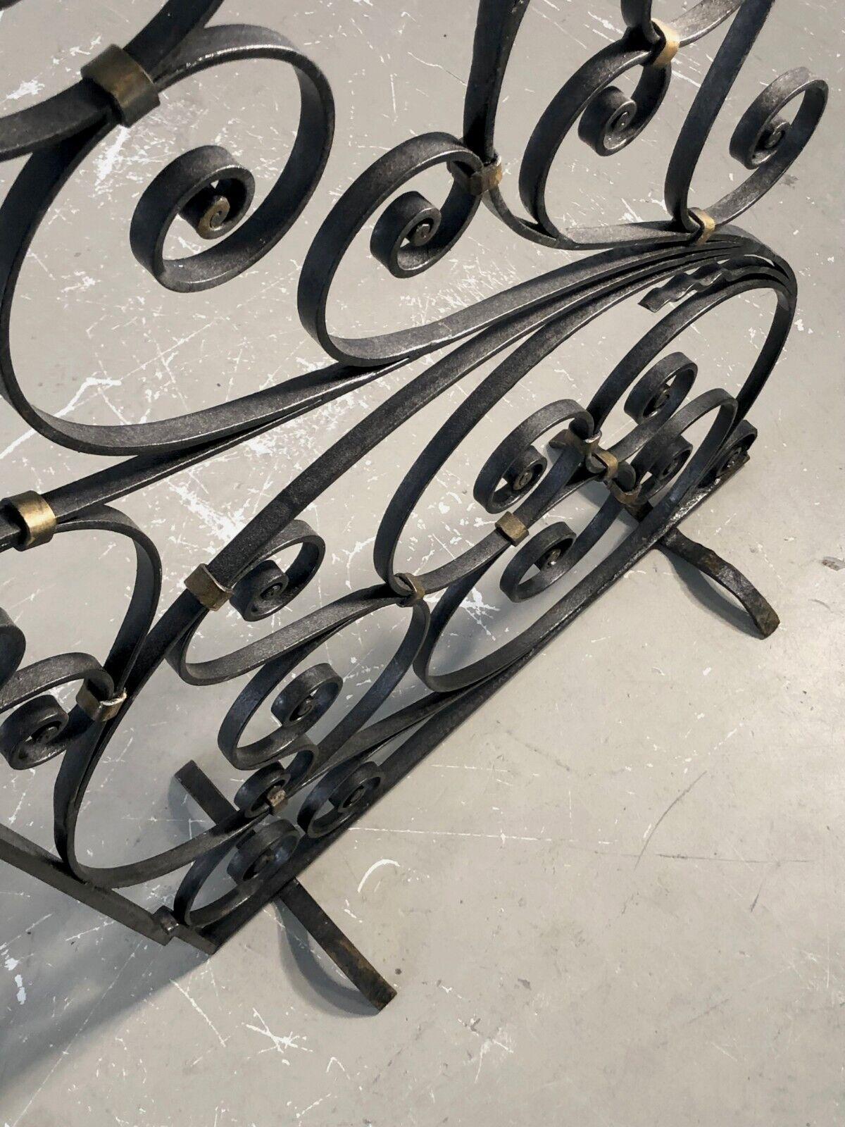 A pair of ART-DECO NEO-CLASSICAL Wrough Iron CLAUSTRAS ROOM DIVIDERS France 1930 For Sale 10
