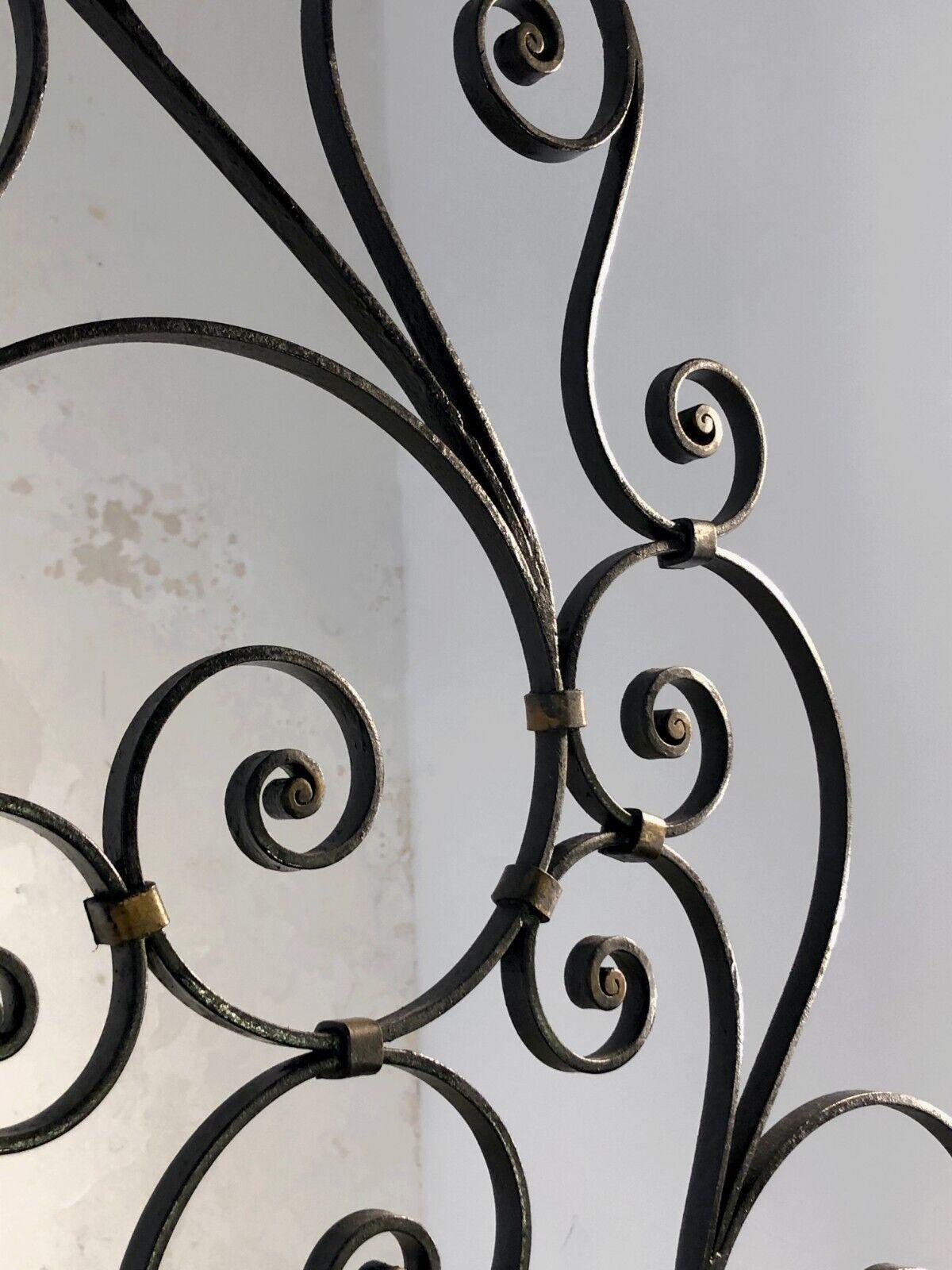 Wrought Iron A pair of ART-DECO NEO-CLASSICAL Wrough Iron CLAUSTRAS ROOM DIVIDERS France 1930 For Sale