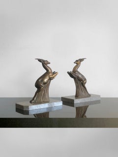 A Pair of  ART-DECO NEOCLASSICAL Book Ends, France 1930