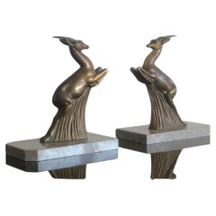 A Pair of  ART-DECO NEOCLASSICAL Book Ends, France 1930