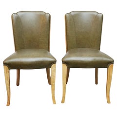 A Pair of Art Deco Side Chairs by Hille
