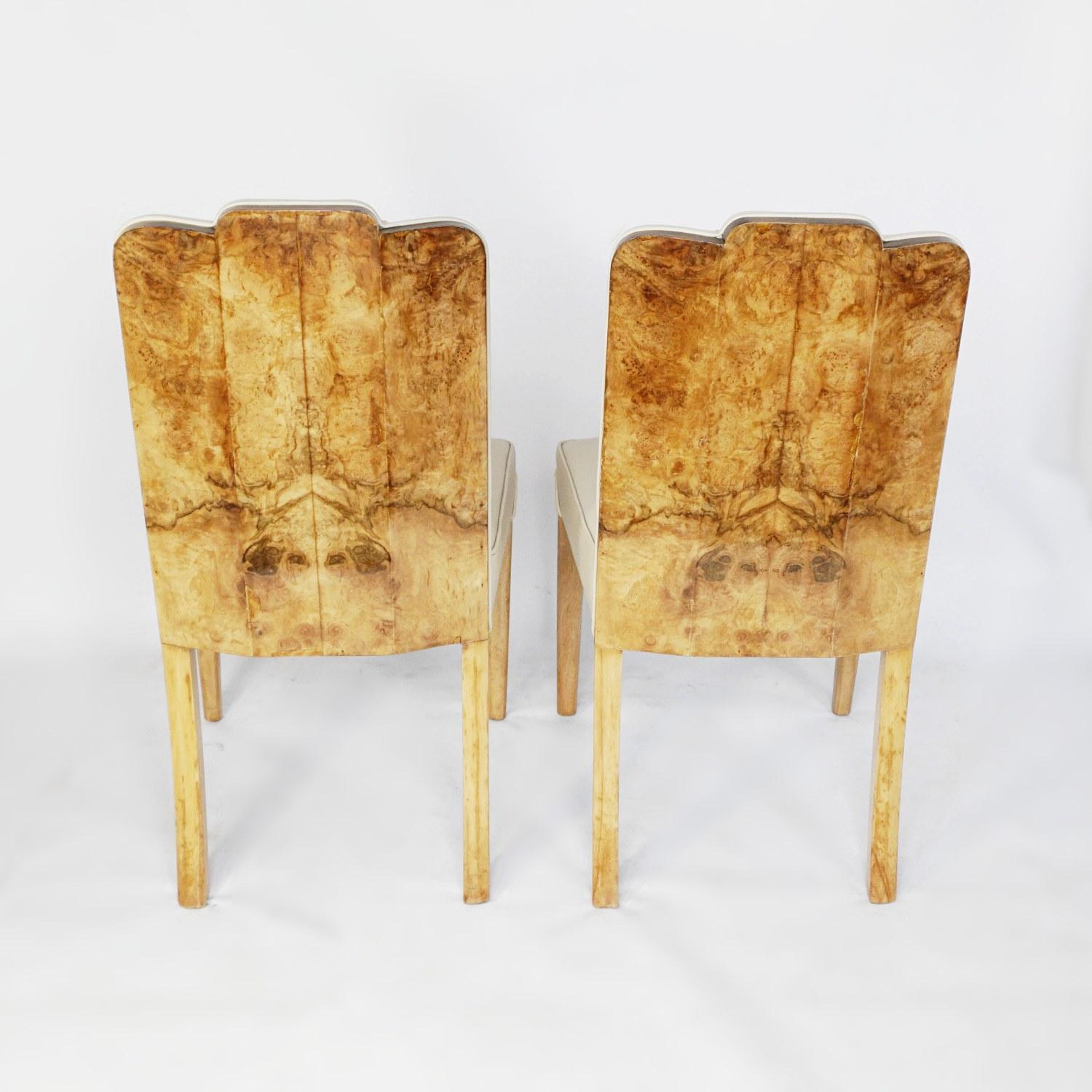 Pair of Art Deco Side Chairs English, circa 1930 In Good Condition In Forest Row, East Sussex