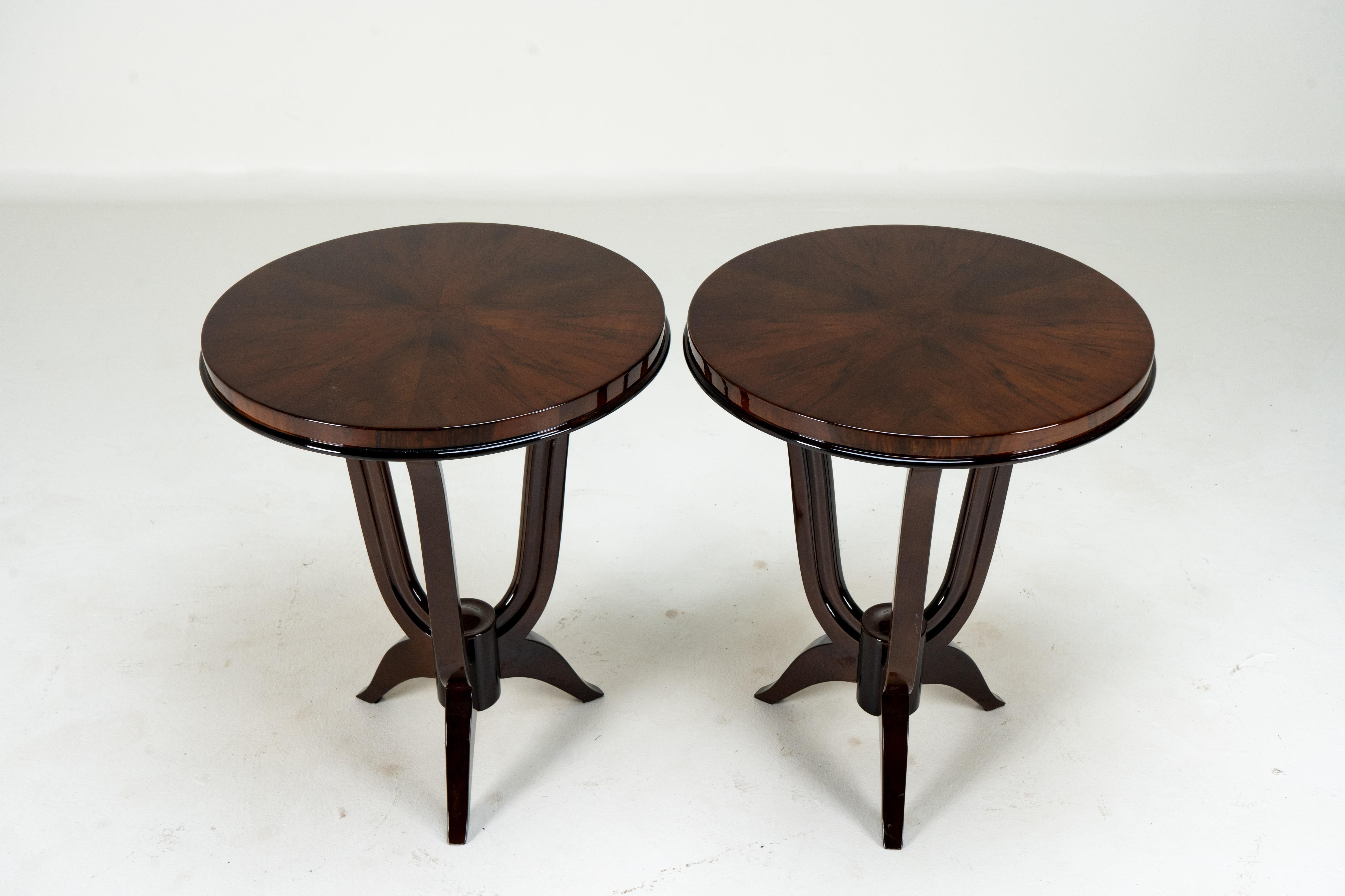 French A Pair of Art Deco Side Tables For Sale
