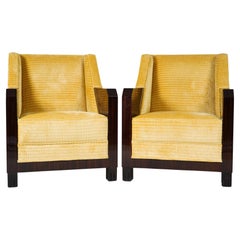 Pair of Art Deco Style Armchairs