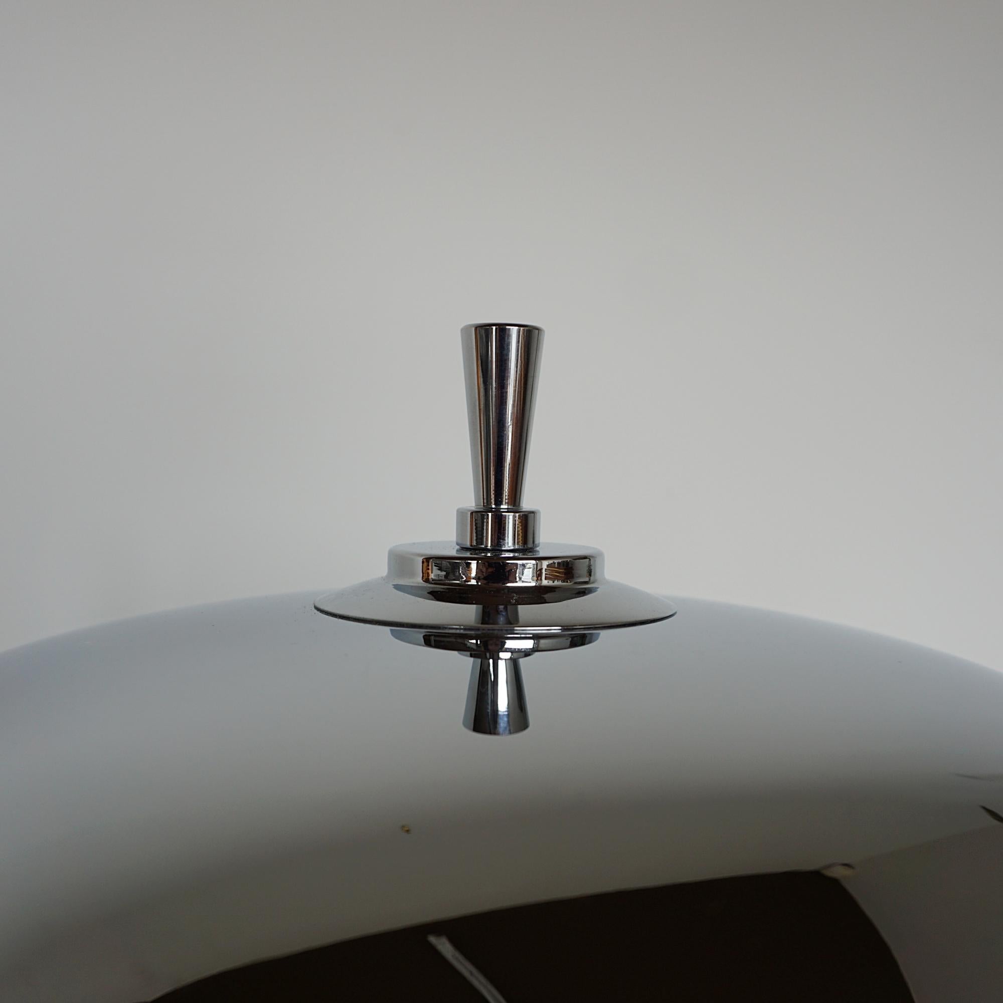 A Pair of Art Deco Style Dome Lamps In Good Condition In Forest Row, East Sussex