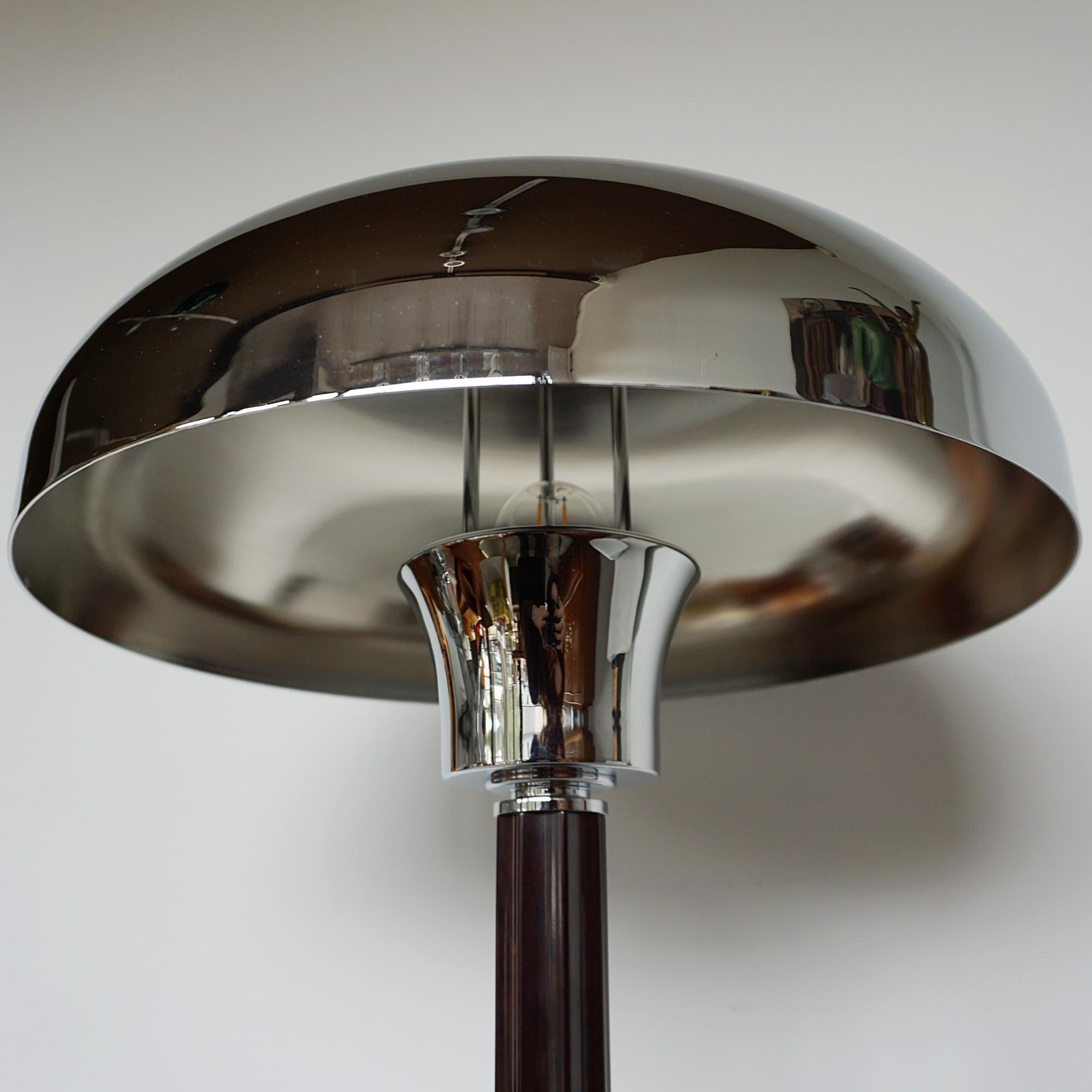 A Pair of Art Deco Style Dome Lamps 1