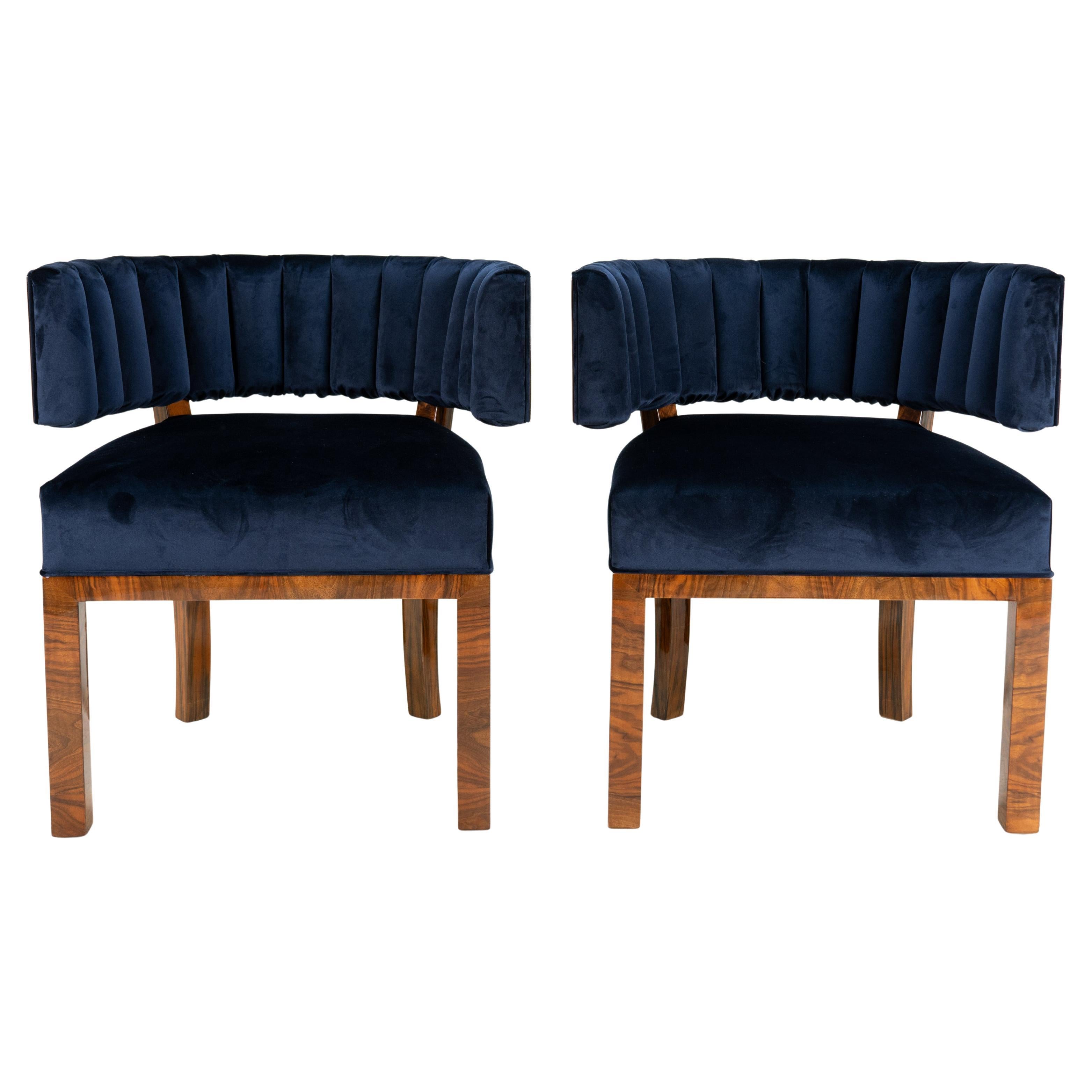 A Pair of Art Deco Style "Klismos" Chairs