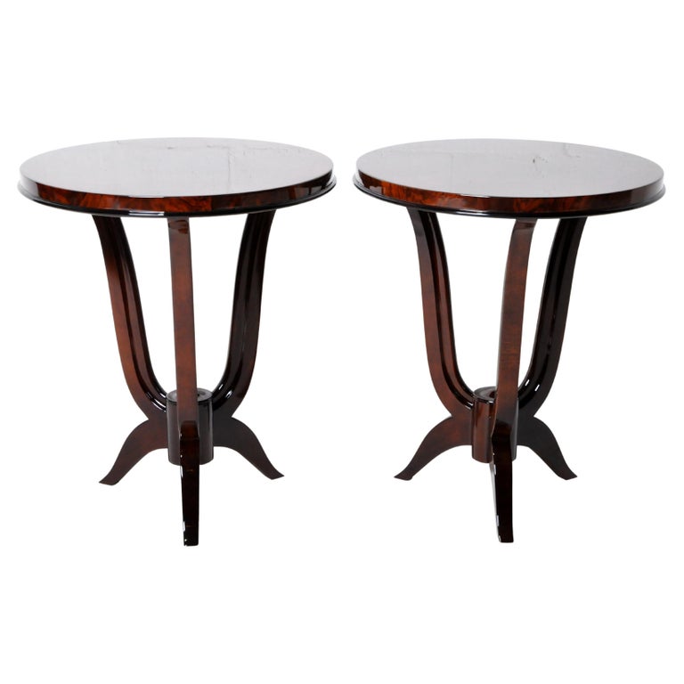Pair of Art Deco Style Side Tables at 1stDibs