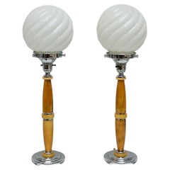 Pair of Art Deco Table Lamps 