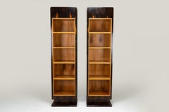 A Pair of Art Deco Tower Display Cases