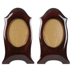 Coppia di cornici per foto in legno in stile Art Déco, Europa, anni ’20 – ’30